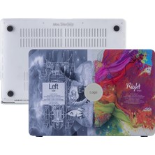 Air Kılıf 13 Inç Beyin Desenli Brain (Eski Usb'li Model 2010-2017) A1369 A1466 ile Uyumlu Gri