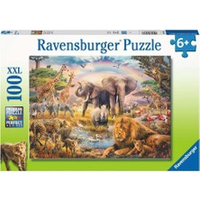 132843 100 Parçalı Puzzle Vahşi Hayvanlar