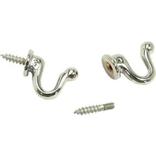 Kanca Askı Parlak Krom (4 Adet) Parlak Krom