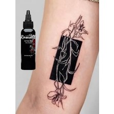 Rosevelt Dövme Boyası 1 Oz 30 ml (Siyah Çizgisel)