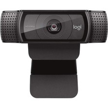 C920E / C920 Hd Web Kamerası, Full Hd 1080P Video Arama ve Kayıt, Çift Ses, Stream Gaming - Siyah ( Yok)