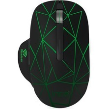 IWM-551T Kablosuz,şarj Edilebilir, 4 Farklı Değişebilen LED Işıklı, Sessiz Tuş, Tyep-C ve USB Çift ALICI,1600 Dpi,7 Tuş, LED Aç/kapa Tuşu, 15M Çekim Mesafesi