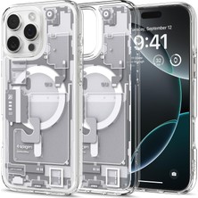 16 Pro Max Ince Kılıf Ultra Sararma Karşıtı Duraclear™ Hava Kanalı Teknolojisi™ Askeri Sınıf Koruma Magfit Zero One Tasarım Kapak - ACS08005