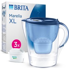 Marella Xl 3x Maxtra Pro All-In-1 Filtreli Su Arıtma Sürahisi Mavi (3.5 Lt)