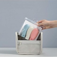 Seyahat Şişesi Krem Şampuan 3 Adet Set, Sızdırmaz Kozmetik Şişesi, Çok Amaçlı Seyahat Tipi Doldurulabilir Krem Losyon Şişe Seti Tatil Kamp Kutusu (Bpa Içermez)