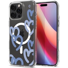 16 Pro Max Ince Kılıf Ultra Sararma Karşıtı Duraclear™ Hava Kanalı Teknolojisi™ Askeri Sınıf Koruma Magfit Denim Tasarım Kapak - ACS08273