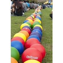 Yumuşak Yüzeyli Köpük Yakantoplar, Çocuklar Için Can Yakmayan Oyun Topları, 15,2 cm Veya 17,7 Cm, File Taşıma Çantası Dahil, 6'lı Set