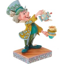 Traditions By Jim Shore Alice Harikalar Diyarında Dekoratif Figür, Çılgın Şapkacı, 12 Cm, Çok Renkli