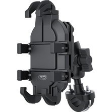 Titreşim Önleyici Gidon Telefon Tutucu C149 | 4.7-6.9" Uyumlu | Ayarlanabilir Kelepçe Mekanizması | Dayanıklı Abs & Paslanmaz Çelik Yapı | Motosiklet & Bisiklet Kullanımı Için | 340GR | Siyah