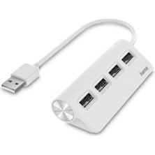 Hub, 4 Ports, USB 2.0, 480 Mbit/s, Beyaz