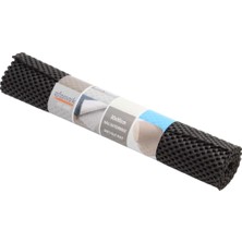 Mark - Slip Mat 30 x 90 cm 2 Adet Örme Desen Halı Kaydırmaz, Siyah (2 Adet)