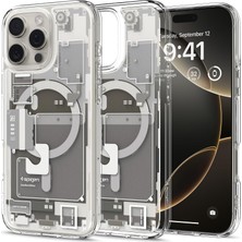 16 Pro Max Ince Kılıf Ultra Sararma Karşıtı Duraclear™ Hava Kanalı Teknolojisi™ Askeri Sınıf Koruma Magfit Zero One Titanium Tasarım Kapak - ACS08381