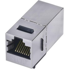 4380 Cat6 Internet Kablo Birleştirici RJ45 Metal Dişi Dişi Ekleme Aparatı