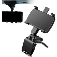 Araç Gösterge Paneli Telefon Tutucu – 360° Döner Klipsli Cep Telefonu Tutucu, Evrensel Gösterge Paneli Montajı, 4-7 Inç Akıllı Telefonlar Için Uyumlu, Sabit ve Kaymaz Tasarım