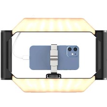 U-Rig Işıklı Telefon Video Rig Çerçeve