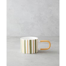English Home Dreamline New Bone China Kupa 290 ml Yeşil-Turuncu