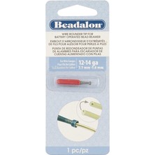 Beadalon Tel Yuvarlak Çapak Eklentisi Pille Çalışan Boncuk Rayba ve 12, 14 ve Daha Küçük Ayar Telleri ile Kullanın