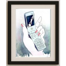 Karikatural Hashi Yoshihisa 43X30CM Orijinal Karikatür Tablo