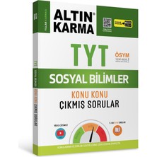 Altın Karma Tyt Sosyal Bilimler Konu Konu Çıkmış Sorular