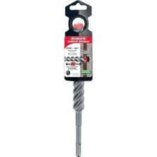 18,5 cm x 20,32 cm x 25,4 cm Rebar Sds-Plus 4 Kesici Tam Baş Çekiç Ucu