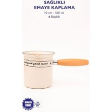 Ahşap Saplı Cezve (500ML-6 Kişilik)