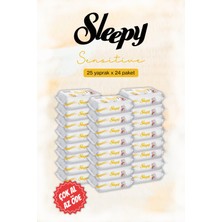 Sleepy Sensitive Islak Mendil 25 Yaprak x 24 Paket