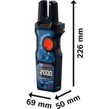 Çatal Tip Ampermetre Gfm 1000-15 Professional