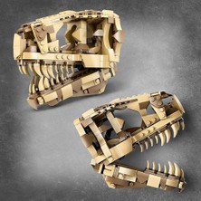 World Dinozor Fosilleri: T. Rex Kafatası 76964-9 Yaş ve Üzeri Çocuklar Için Yaratıcı Oyuncak Dinozor Yapım Seti (577 Parça)