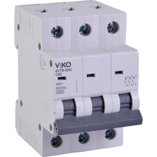 4VTB-3C40 Otomatik Sigorta 4,5ka C Tipi 3 Kutup 40A