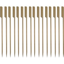 25CM. Yassı Bambu Çöp Şiş 200 Adet