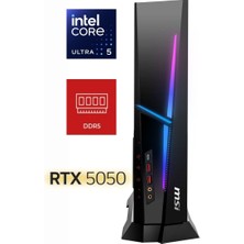 MSI Msı Mpg Trıdent As Aı Intel Core Ultra 5 225F 2NVN5-103EU-K59 16GB 1tb+1tb Rtx 5050 8gb W11PRO  Masaüstü Bilgisayar