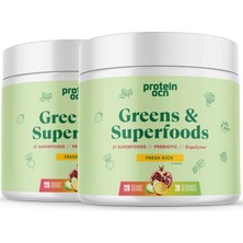 Proteinocean Greens & Superfoods Fresh Kick / 120G x 2 Adet