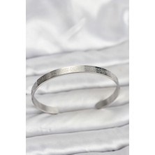 AyrStore 316L Çelik Gümüş Renk Ayetel Kürsi Yazılı Bileklik