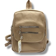 Cakgo 403-26 Yıkama Deri Çok Bölmeli Omuz ve Sırt Kadın Çanta