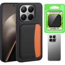Vendas Xiaomi 15T Kılıf Kartlıklı Zore X-Kart Silikon Kapak + Kamera Lens Koruyucu