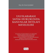 Uluslararası Satım Hukukunda Kanunlar Ihtilafı Meseleleri