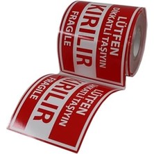 Hazır Al Hızlı Al Kırılır Etiketi Büyük Boy Kuşe, Fragile Label Yapışkanlı Etiket 100X150MM Ruloda 250 Adet Koli Için Çıkartma Güvenlik Etiketi, Dikkat Kırılır Uyarı Etiketi, Paketleme
