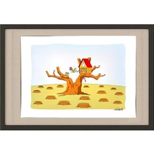 Karikatural Hunihiko Hasebe 43X30CM Orijinal Karikatür Tablo