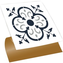 Kendinden Yapışkanlı Solo Fas Desenli Pvc 30X30 cm (11 Adet / 1 M²)