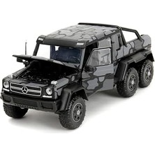 Jada Pembe Fişler 1:24 W6 Benz Amg G63 Döküm Araba, Çocuklar ve Yetişkinler Için Oyuncaklar (Gri Kamuflaj)