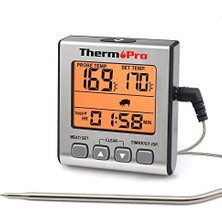 Dijital Problu Et Barbekü Gıda Termometresi