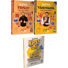 Yediiklim Yayınları 2026 Kpss Atölye Serisi Türkçe Matematik Video Ders Notları - 3 Deneme