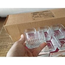 Kare 6'lı Çerezlik Tatlı Sunum Kase 869656589622AYBABASTORE
