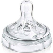 Philips Avent Natural 2'li Biberon Emziği - ( 6 M+ ) Y Kesik Yoğun Akış