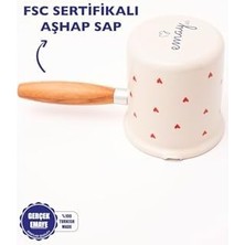 Cupid Ahşap Saplı Cezve (500ML-6 Kişilik)