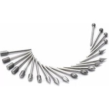 Uçlu Cam Işleme Delme Kesme Uç Seti Gri Cam Oyma ve Şekillendirici 20 Parça