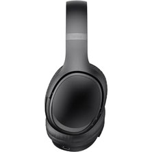 Hkm Tech Bluetooth Kulaküstü Katlanabilir Kablosuz Kulaklık, 63 Saat Batarya, Tf Kart Desteği, Siyah