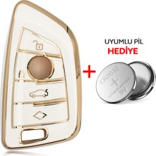 Rem Anahtar F20 F30 F35 4 Buton Smart Nano Anahtar Kılıfı Beyaz