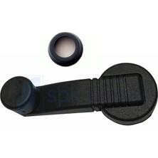 Spk 163-S - Cam Açma Kolu Pullu Siyah R9 97 YM.-R11-R19-R21-EXPRESS