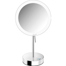 Sanco Ayna, Ledli, Tezgah Üstü, Tek Yönlü, Dokunmatik, Pilli, 3x - Krom